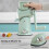 Vegetable Chopper, Kitchen Mandoline Vegetable Grater with 5 Interchangeable Blades 8
