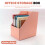 Paper Magazine Rack Bookend Large Book Stand File Holder Foldable Documents Organizer Office Storage Rack 2