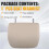 Car Rear Left Right  Headrest for  Octavia 2015-2022 Beige 2