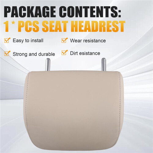 Car Rear Left Right  Headrest for  Octavia 2015-2022 Beige 1