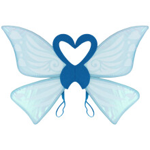 (Blue, 60*40) Kinder-Schwanen-Schmetterlings-Feenflügel-Engelsrücken-Dekorations-Requisiten-Set