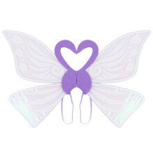 (Purple, 60*40) Children's Swan Butterfly Fairy Wings Angel Back Decoration Performance Prop Set