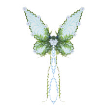 (【Butterfly】Blue) Feen-Schmetterlingsflügel & Set aus dünnen Zikadenflügeln für Festival-, Party- und Aufführungsrequisiten