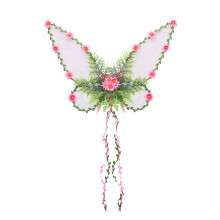(【Butterfly】Pink) Ali di farfalla fatata e set di ali sottili di cicala per spettacoli e accessori per feste e festival.