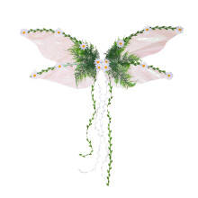 (【Cicada Wing】 White) Fairy Butterfly Wings & Thin Cicada Wing Set for Festival Party Performance Props