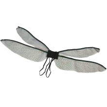 (Half black) Dragonfly Wings for Masquerade Fairy Costume, Carnival Christmas Stage Performance Props