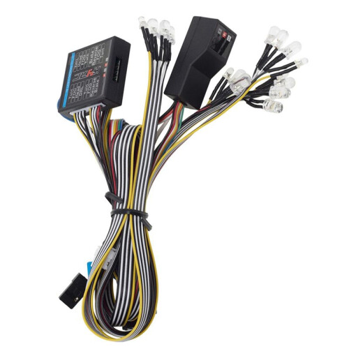 2X Lighting System Kit Simulation Control Light Brake Light RC Car Light Kit for 1/10 1/8 Model 1