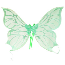 (Green) Feen-Schmetterlingsflügel & Set aus dünnen Zikadenflügeln für Festival-, Party- und Aufführungsrequisiten