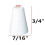 40PCS Blind Pull Cord Knobs White Blind Cord Holder White Pull Cord Pendants Downward End Window Blind Pull Cord Pendant 6