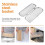 2X Dishwasher Basket, Stainless Steel Dishwasher Silverware Basket, Dishwasher Utensil Basket Rectangular Mesh 5