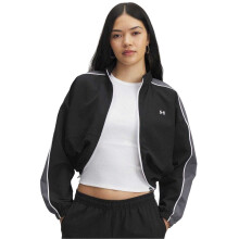 (14 UK, Black) Under Armour Womens/Ladies Rival Colour Block Track Jacket