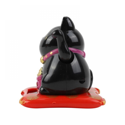 Ηλιακός βραχίονας Maneki Neko που κυματίζει και καλεί την τύχη για τη διακόσμηση του 2