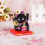 Ηλιακός βραχίονας Maneki Neko που κυματίζει και καλεί την τύχη για τη διακόσμηση του 5