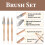 Hamilton Hamilton Prestige Synthetic Sash Brush Set 3 Pack 2
