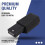 2 Pack Heavy Duty Push  & Lock for Hidden Door Touch Latches and Catch Magnet Push Release Drawer Pull Tip, Black 7