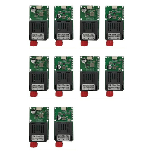 5X TTL Optical Transceiver Module for-Drone RX/TX/AV/VCC/GND Interface 20KM TTL to Fiber Optical Module 1