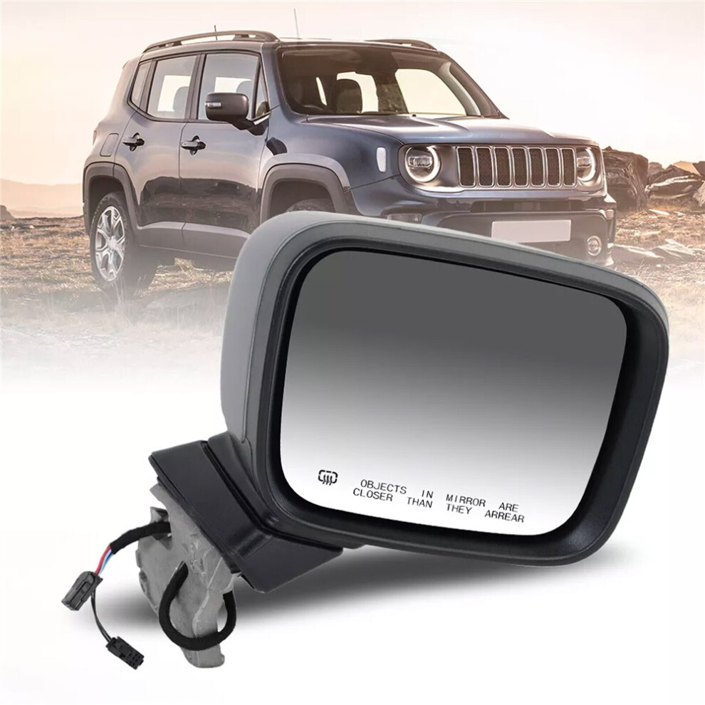 Right Side Door Wing Mirror For Jeep Renegade 2015-2020 9Wires Electrical Heated 6951617016677