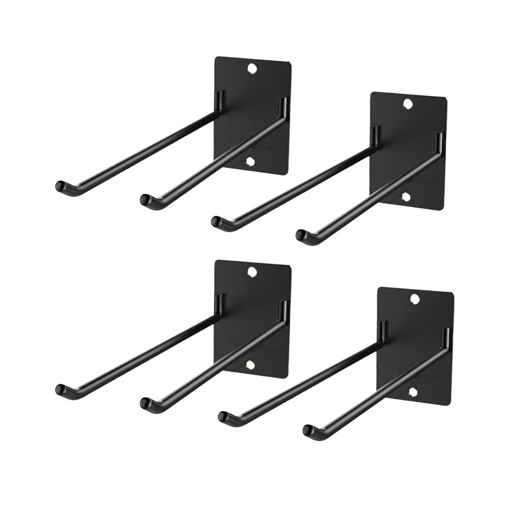 Heavy Duty Iron Wall Mount Hook For Garage Storage - Supports Shovels, Rakes, Brooms 6033454307917