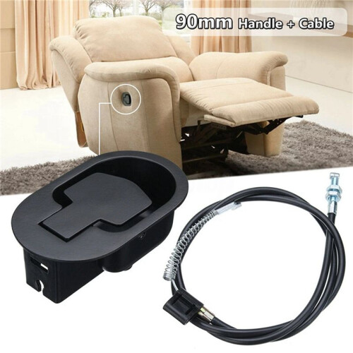 4X Recliner Release Pull Handle with Cable Universal Couch Release Lever Replacement Parts Sofa Pull Handle Accessories 2