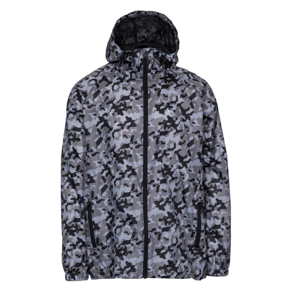 Trespass Womens/Ladies Qikpac Camouflage Packaway Raincoat