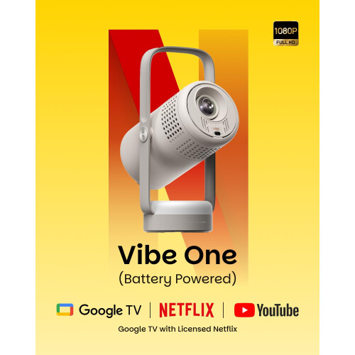 XGIMI Vibe One Battery Powered Mini 1080P Smart Portable Projector 1
