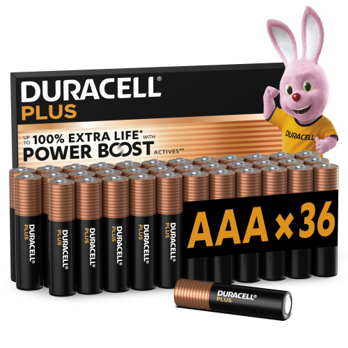 Duracell DURACELL Plus AAA Alkaline Batteries (36 Pack) 1.5V, LR03