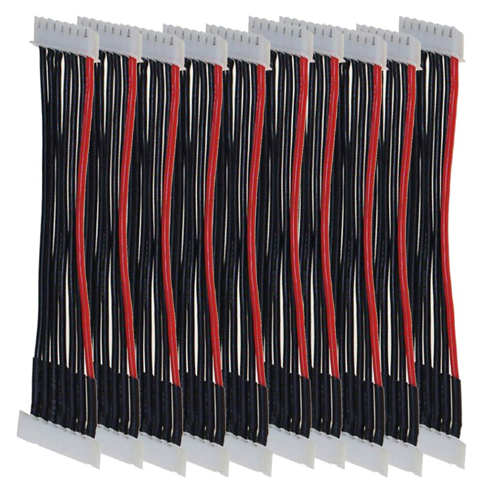 Maihuijia 10Pcs Jst-Xh Balance Plug Male To Female 2S 3S 4S 5S 6S Charging Extension Cord 15Cm Balance Cord For Rc Lithium Battery (6S) 5007517664911