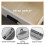 10Pcs/Lot Cabinet Glides Adapter Soft Closing System for Any Side Mount Drawer Sliding Buffer Damper Cupboard 3