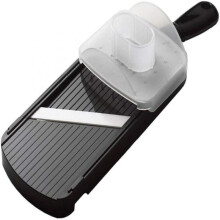 Advanced Ceramic Adjustable Mandoline Vegetable Slicer with Handguard-Red 11