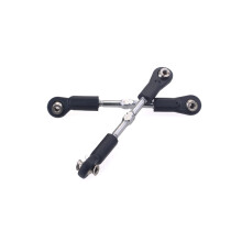 2PZ 8124 Asta Sterzo nel Metallo 75-85Mm per 1/8 Zd Racing 9116 9020 9072 9071 9203 08425 08426 08427 08428 Ricambi Auto RC