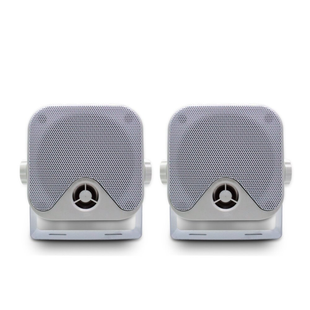 Herdio 120W Waterproof Surface Mount Mini Pod Speakers Marine Box Outdoor Loudspeakers For Car Van Truck Tractor Caravan Motorhome Rear Shelf Deck Da 5008092805478