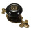 2 Pcs Vintage Ceramic Door Knobs Drawer Cabinet Cupboard Wardrobe Pull Handle, White-Black & Black-Bronze 6