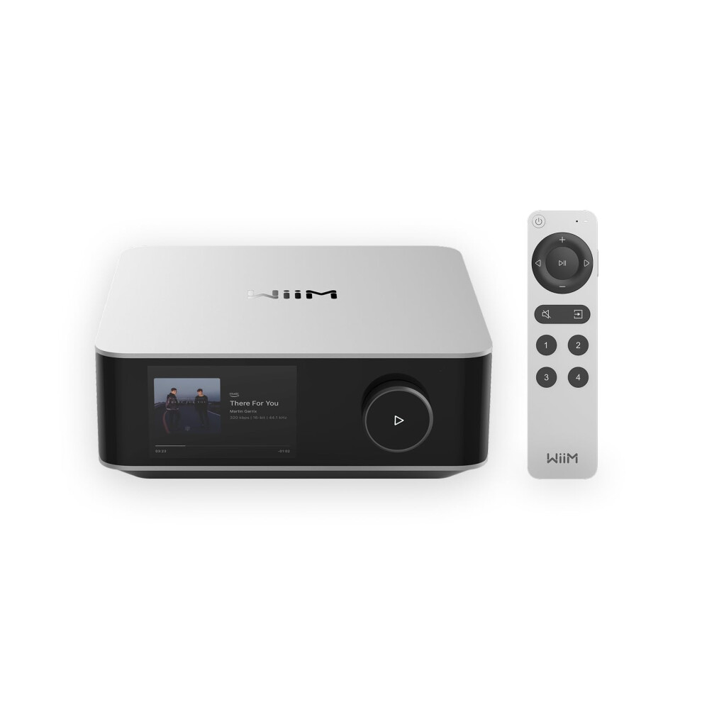 Wiim Amp Ultra With Voice Remote 2 | 100W Streaming Amplifier With Premium Ess Es9039q2m Dac & Dual Ti Tpa3255 Amps | Built-In Roomfit Eq & Touchscre 5006887078397