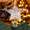 Lighted Star Tree Topper Metal Iron Silver Built-in Lights 5