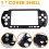For PSP1000 Cover Upper Shell Cover Game Console Upper Shell Housing Shell Front Faceplate Case Top Cover Black 3
