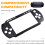 For PSP1000 Cover Upper Shell Cover Game Console Upper Shell Housing Shell Front Faceplate Case Top Cover Black 8
