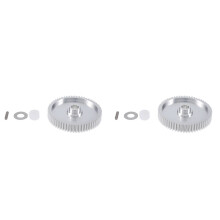 2X Metal 61T Spur Gear 51004 for TT01 TT01D TT01 TT01E 1/10 RC Car Upgrades Parts Accessories