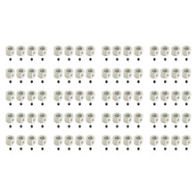 80PCS 5mm to 12mm Metal Combiner Wheel Hub Hex Adapter for WPL D12 C14 C24 B14 B16 MN D90 D91,Silver