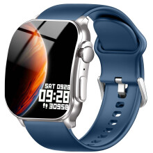 Smart Watch for Men Women Answer/Make Call, 2.01" AMOLED Curved Screen Fitness Watch with 110+ Sport Modes, Smartwatch with Heart Rate/Sleep/Stress M