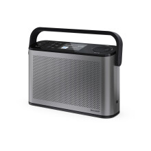 Sharp Osaka Portable Digital Radio DR-P540(GY) – DAB+/FM Radio with Bluetooth 5.3, BestTune, 2.4″ Colour Display, Stereo Speakers, Li-Ion Batte