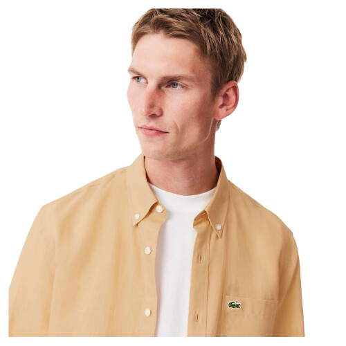 Lacoste Lacoste Mens Logo Linen Shirt 2