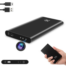 RUDTAR Hidden Camera Spy Cam 1080P FHD 5000mAh Portable Power Bank Spy Camera 10 Hours Working Nanny Cam with Night Vision No WiFi Needed for Home In