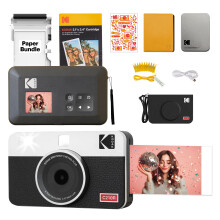 KODAK Mini Shot 2 Retro 2x3” Instant Digital Camera & Photo Printer, 2-in-1 Portable Print Camera, Bluetooth Smartphone Printer for iOS & Android, 4
