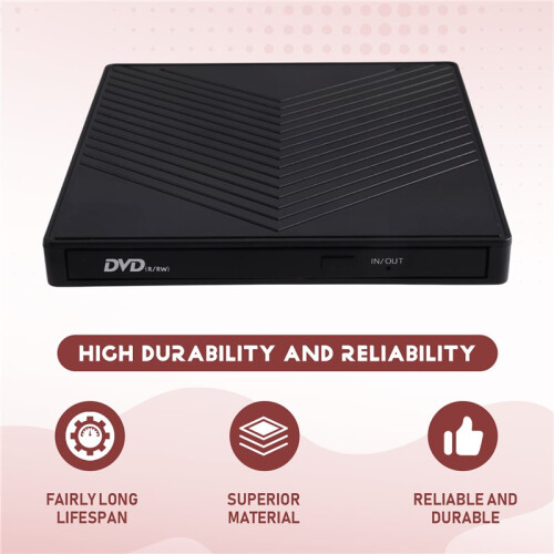 USB 3.0 Type C External CD DVD RW Optical Drive Multi-Function Drive DVD Player Burner Reader for PC Laptop 1