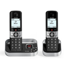 ALCATEL F890 Voice Duo - Cordless Phone DECT With Answering Machine - High Resolution Graphic Display - Handsfree - Call Barring - VIP Ringtone - 50