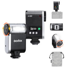 Godox iA32 Flash iFlash iA32 Camera Flash, GN15, 8 Power Levels, 490 Full Power Flashes, S1/S2 Optical Control, iA32 Flash Light Compatible with Cano