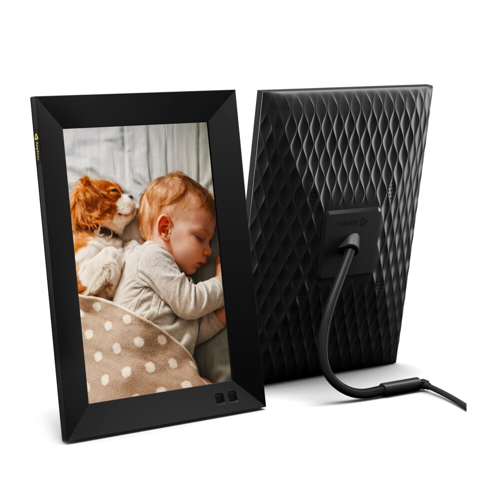 Nixplay Smart Digital Picture Frame 10.1 Inch, Share Video Clips And Photos Instantly Via E-Mail Or App, Black 5005216385878