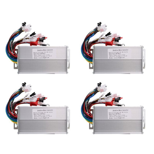 4X EBike Brushless Controller 30A 36V 48V 500W Electric Scooter Blcd Controller for Scooter Bicycle Accessories