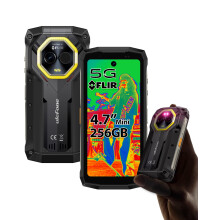 Ulefone Armor Mini 20T Pro 5G Rugged Smartphone 4.7" Thermal Imaging 256GB ROM 2TB Expand, Android 15, Corning Gorilla Glass, 33W 6200mAh Wireless, 5