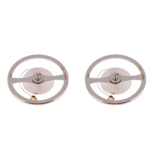 2X Horloge-Uurwerkaccessoires NH35/36 Balanswiel Wit Balanswiel met Spiraalveer voor Horlogemaker